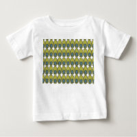 Repeating Olive Green and Grey Ovals