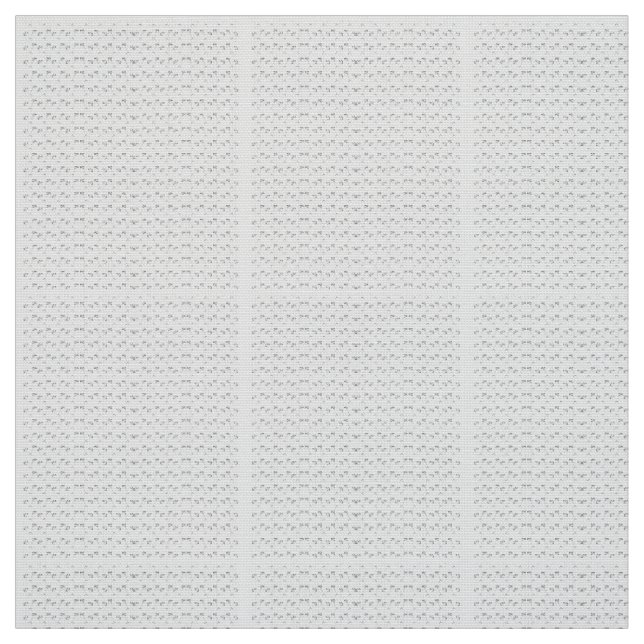 Repeating pattern of small, stylised shapes on a w fabric (Swatch)