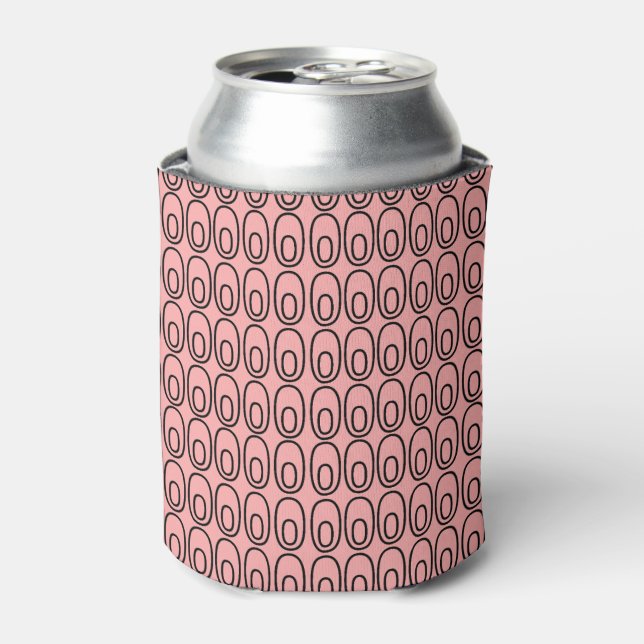 Repeating Salmon Ovals Can Cooler (Can Front)