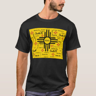 Repeating Words x 2 Plus Your Name Santa Fe NM T-Shirt