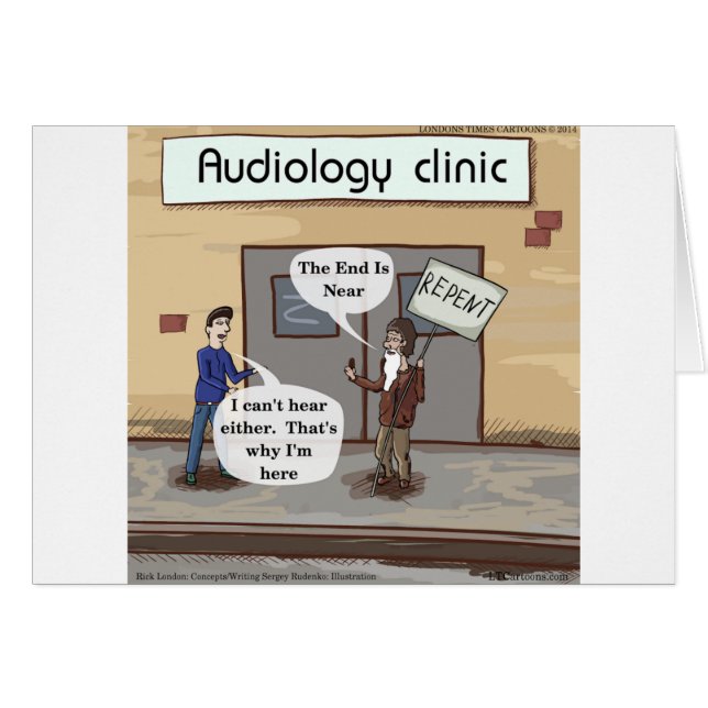 Repent For The Audiologist Office Funny (Front Horizontal)