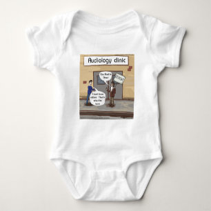 Repent For The Audiologist Office Funny Baby Bodysuit