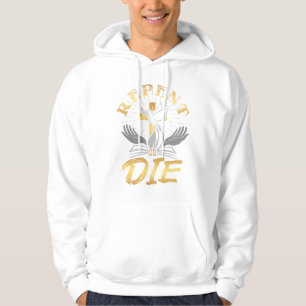 Repent Or Die Biblical Men's Hoodie