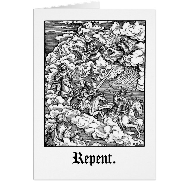 Repent, sinner. (Front)