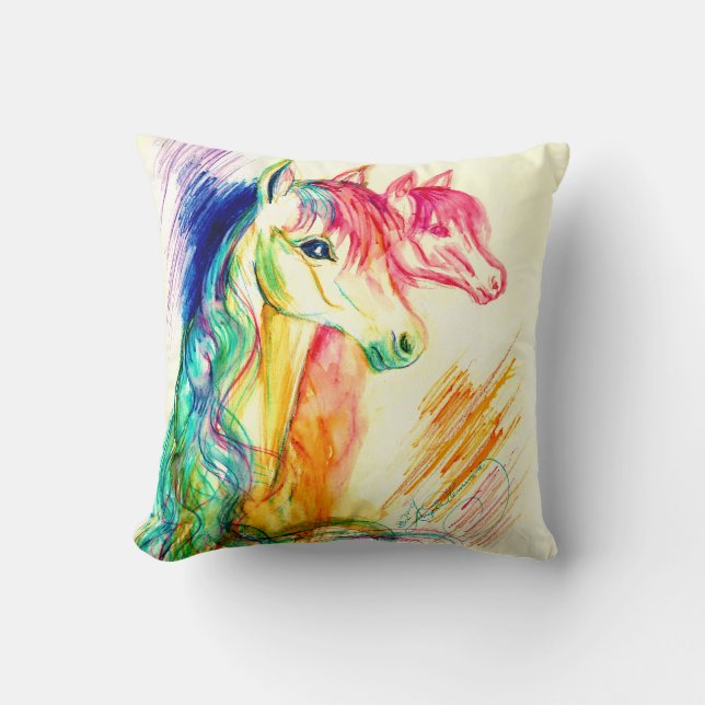 Repentir Horses Cushion (Front)
