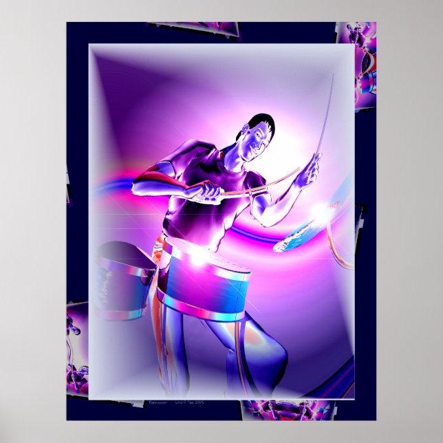 Repercussion - Purple Drummer Poster (Front)
