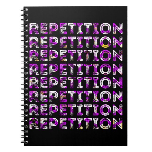 Repetition Notebook (Front)