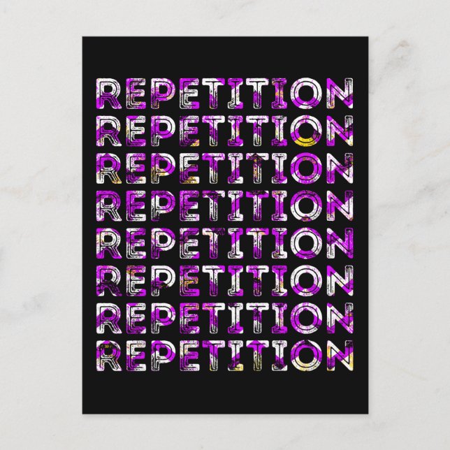 Repetition Postcard (Front)