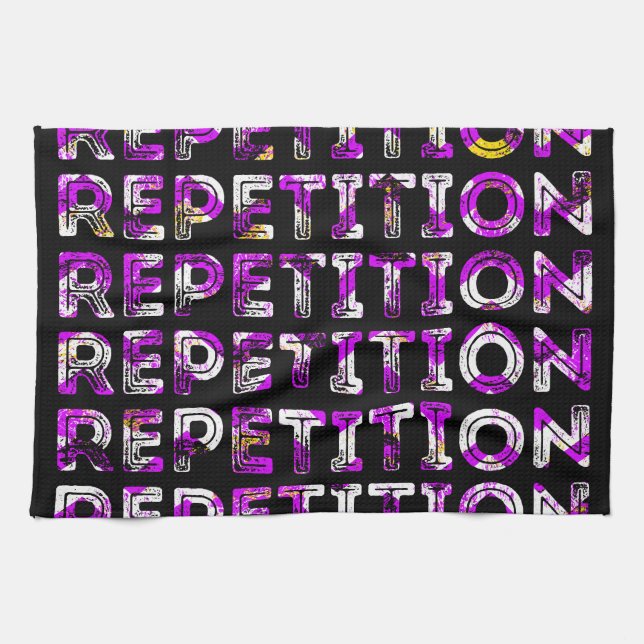 Repetition Tea Towel (Horizontal)