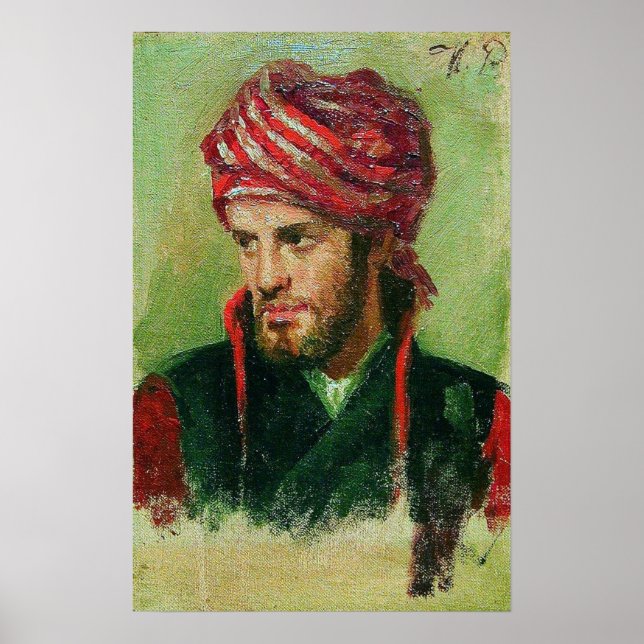 Repin - Young Man In Turban Poster (Front)