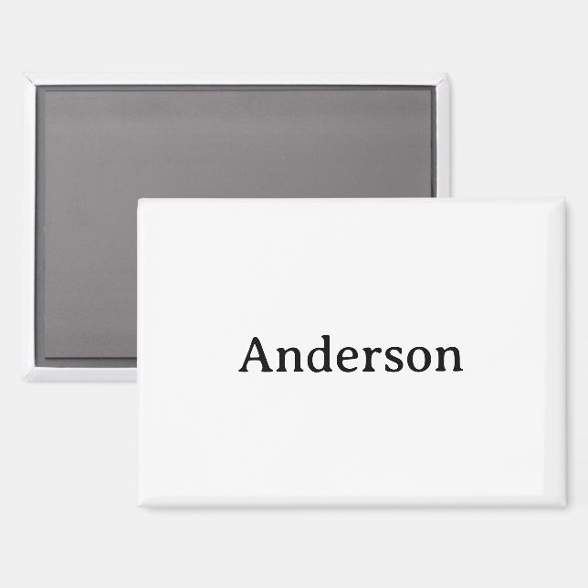 Replace Own Design 3.5" x 2.5" Rectangle Magnet (Front/Back)