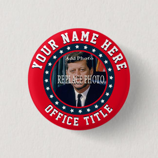 Replace Photo | Election Template Round 3 Cm Round Badge