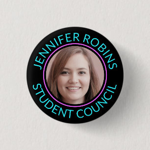 Replace Photo Student Council 3 Cm Round Badge