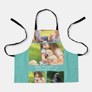 Replace text and photos with your own apron
