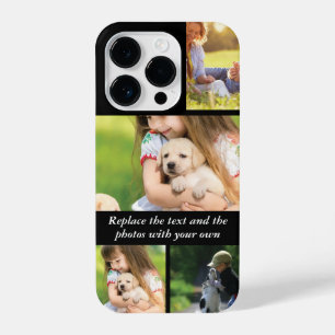 Replace text and photos with your own iPhone 14 pro case