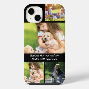 Replace text and photos with your own iPhone 14 plus case