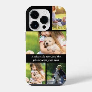 Replace text and photos with your own iPhone 14 pro case