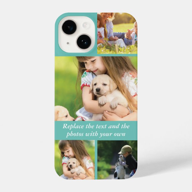 Replace text and photos with your own iPhone case (Back)
