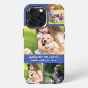 Replace text and photos with your own iPhone 13 pro case