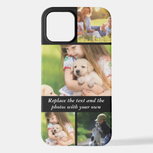 Replace text and photos with your own iPhone 12 case