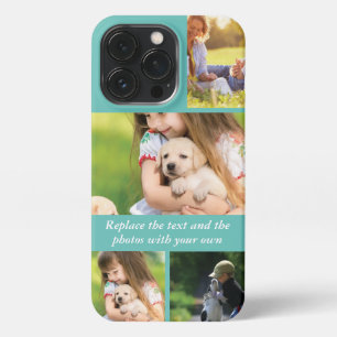 Replace text and photos with your own iPhone 13 pro case