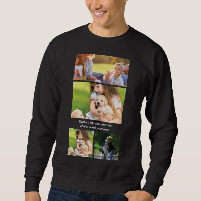 Replace text and photos with your own sweatshirt (Front)