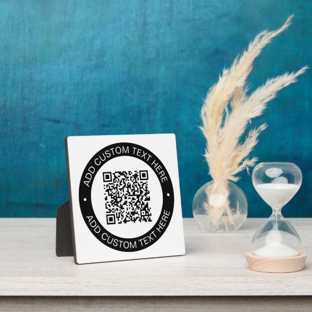 Replace with Your Own Uploaded QR code or Image Plaque (Insitu)