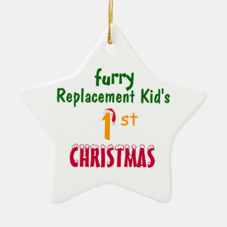 Replacement Kid's 1'st CHRISTMAS Ceramic Ornament
