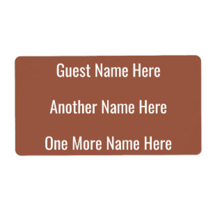 Replacement Name for Terracotta Sign Label Sticker