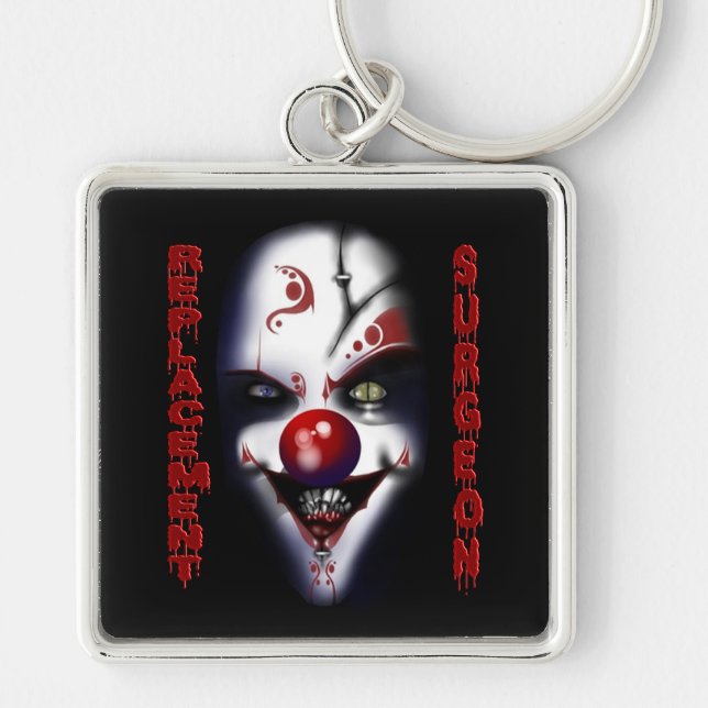 Replacement Surgeon - Evil Clown Key Ring (Front)