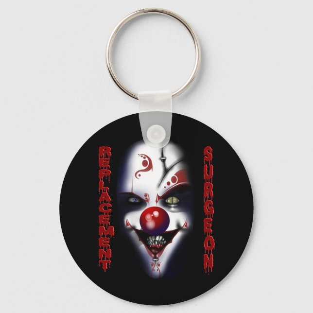 Replacement Surgeon - Evil Clown Key Ring (Front)