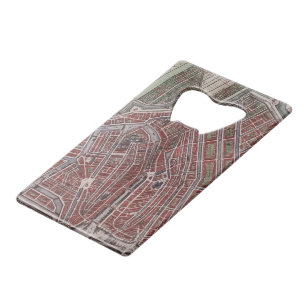 Replica city map of Amsterdam 1652