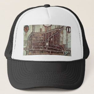 Replica city map of Delft 1649 Trucker Hat