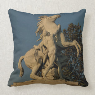 Replica of one of the two 'Marly Horses' originall Cushion