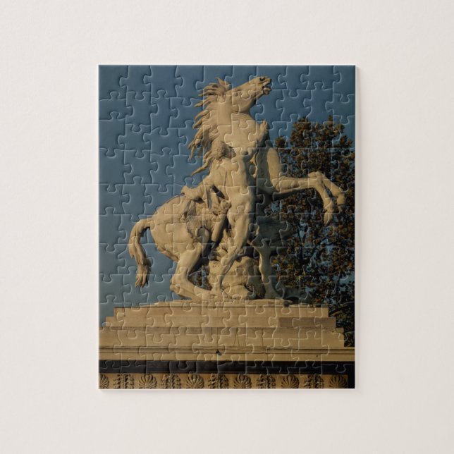 Replica of one of the two 'Marly Horses' originall Jigsaw Puzzle (Vertical)