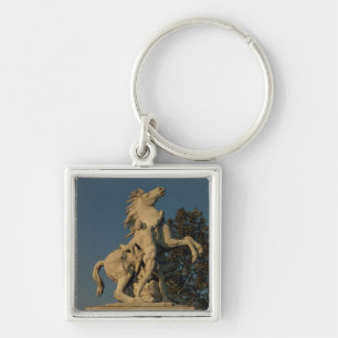 Replica of one of the two 'Marly Horses' originall Key Ring