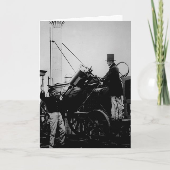 Replica of Stephenson's Rocket, 1929 Card (Front)