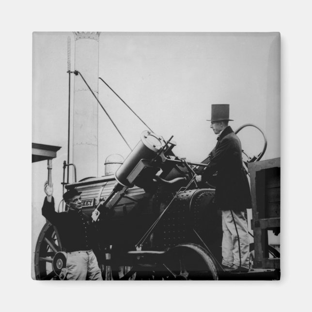 Replica of Stephenson's Rocket, 1929 Magnet (Front)