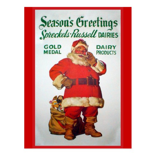 Replica Vintage advertising, Spreckells Russell Postcard