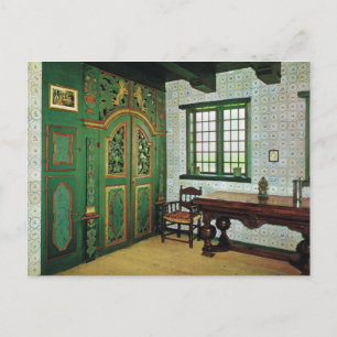 Replica Vintage  Danish Farmhouse, Folk Museum Postcard