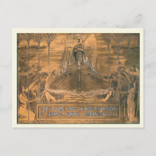 Replica Vintage postcard, Copper engraving Postcard