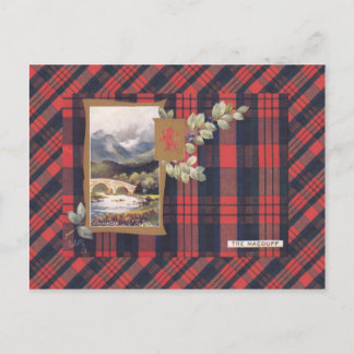Replica Vintage, Scotland, Clan Macduff Postcard