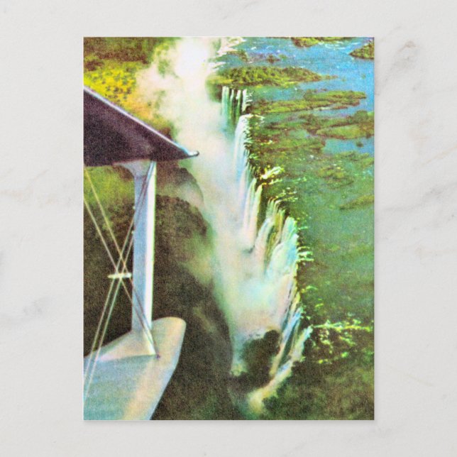 Replica  Vintage Zambezi River,  Victoria Falls Postcard (Front)