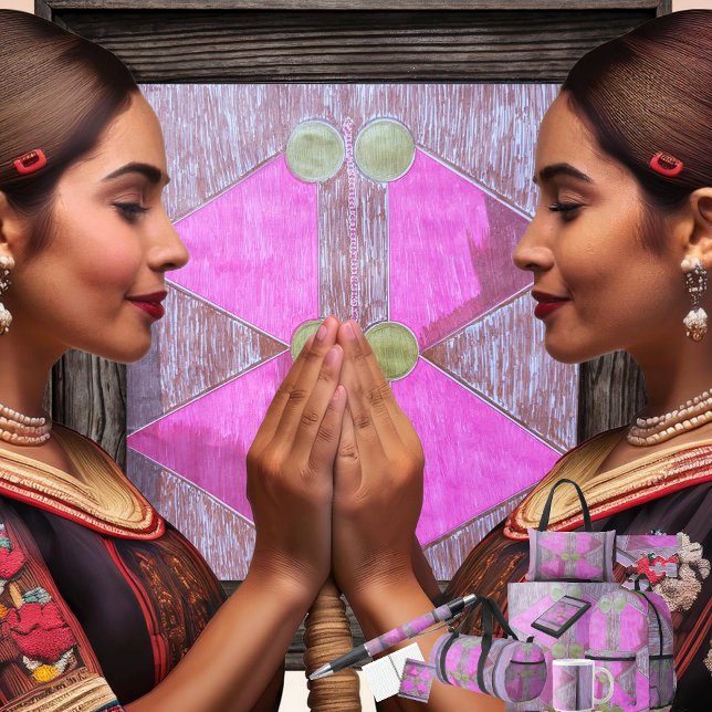 "Replicaish" Thank You Card (Get the full “Replicaish” collection at: https://bit.ly/SmartArtIIZazzle. )