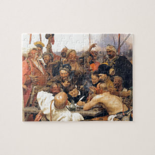 Reply of the Ukrainian Kozaky/Cossacks by Repin Ji Jigsaw Puzzle