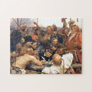 Reply of the Ukrainian Kozaky/Cossacks by Repin Jigsaw Puzzle