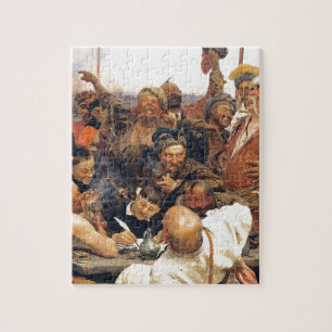 Reply of the Ukrainian Kozaky/Cossacks by Repin Jigsaw Puzzle