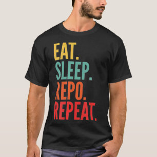Repo Crypto Eat Sleep Repo Repeat T-Shirt