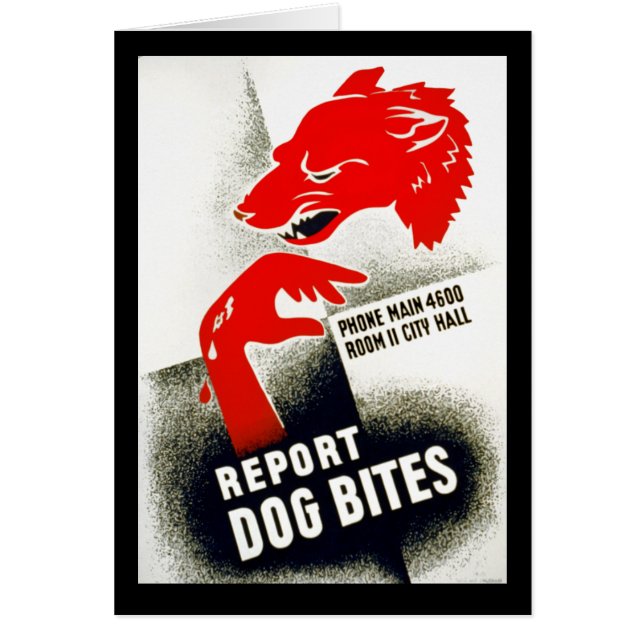 Report Dog Bites (Front)