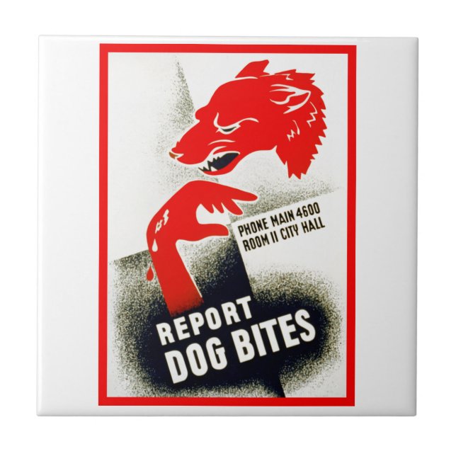Report Dog Bites Tile (Front)